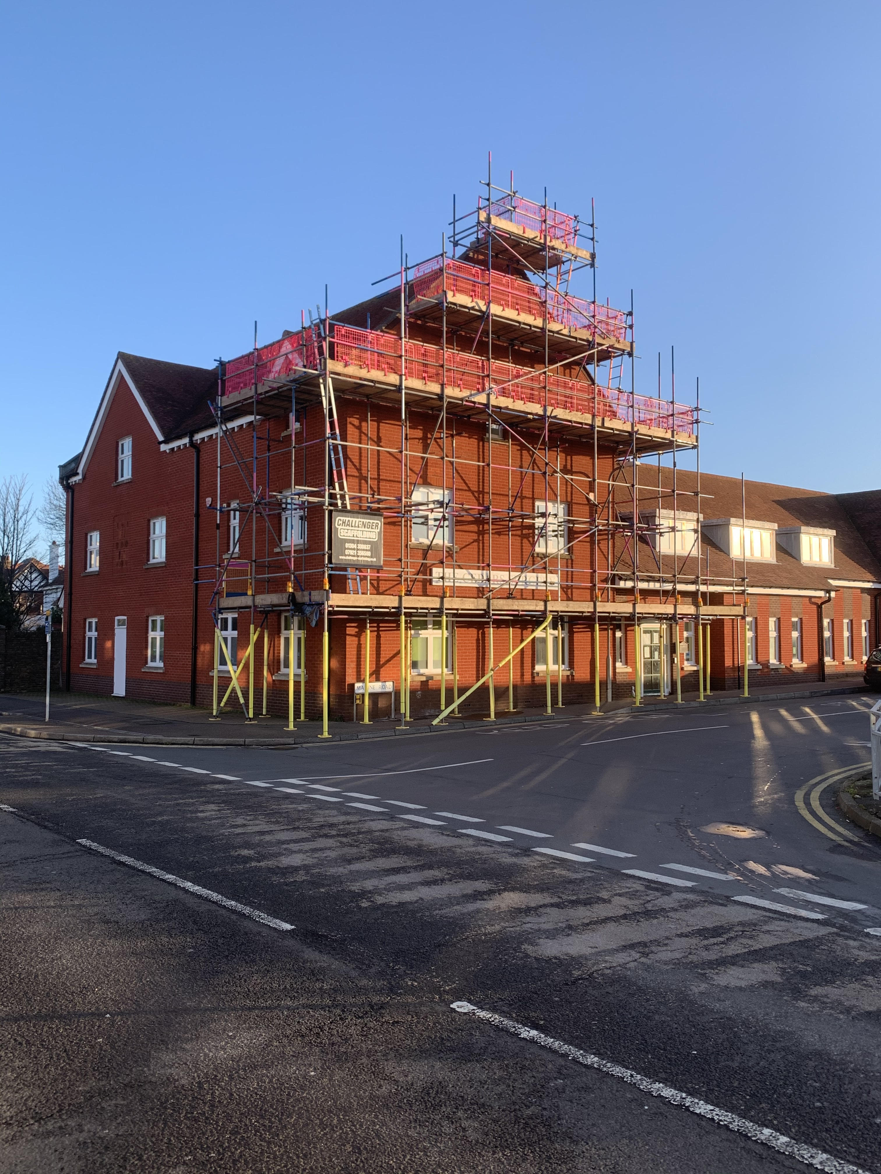 Another scaffolding job inb Dover, Kent