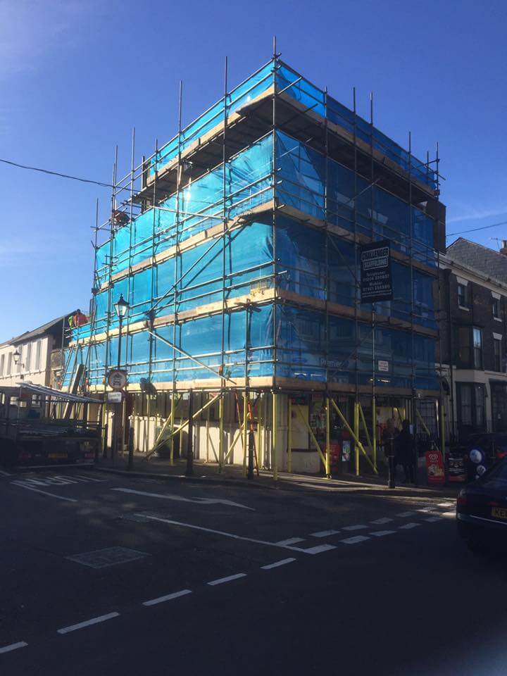 Another scaffolding job inb Dover, Kent