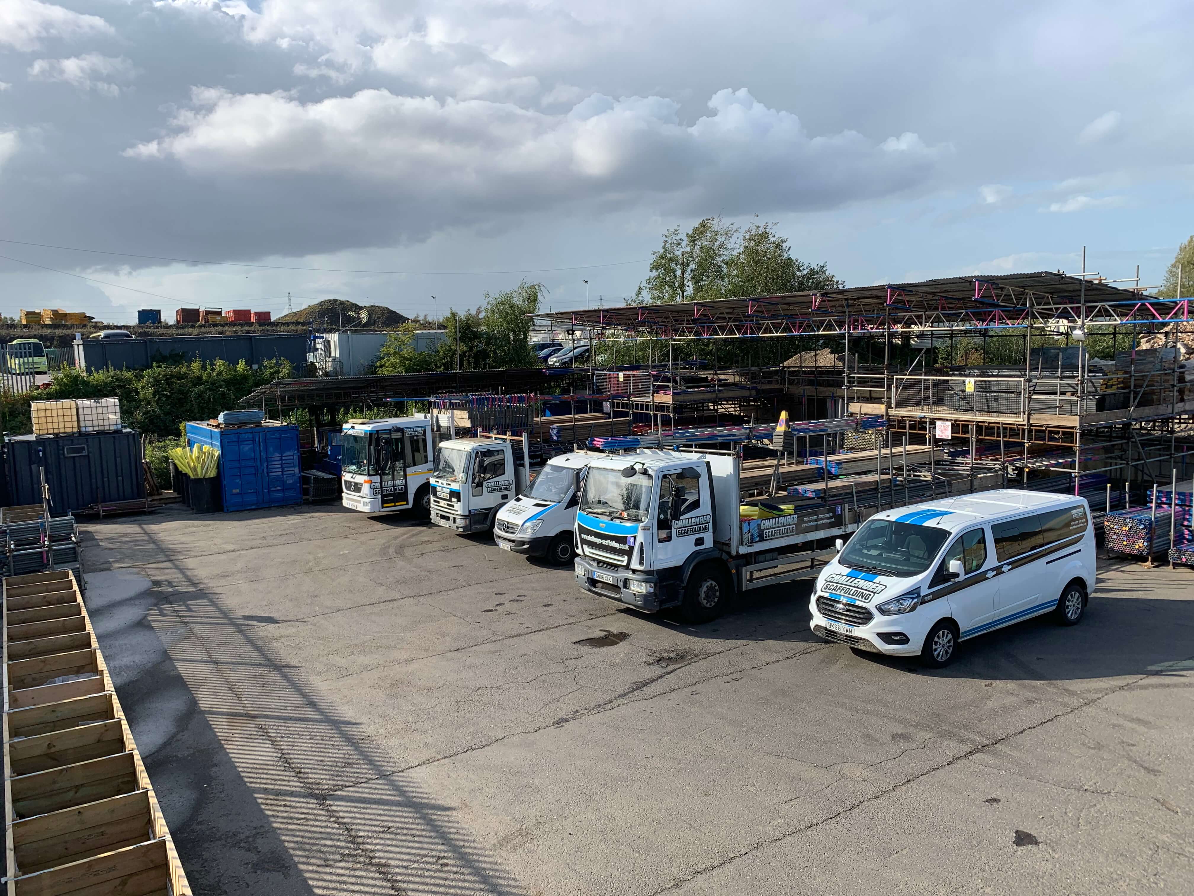 Scaffolding vehicles